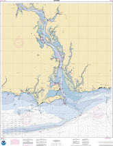NOAA Nautical Chart 12375: Connecticut River Long lsland Sound to Deep River